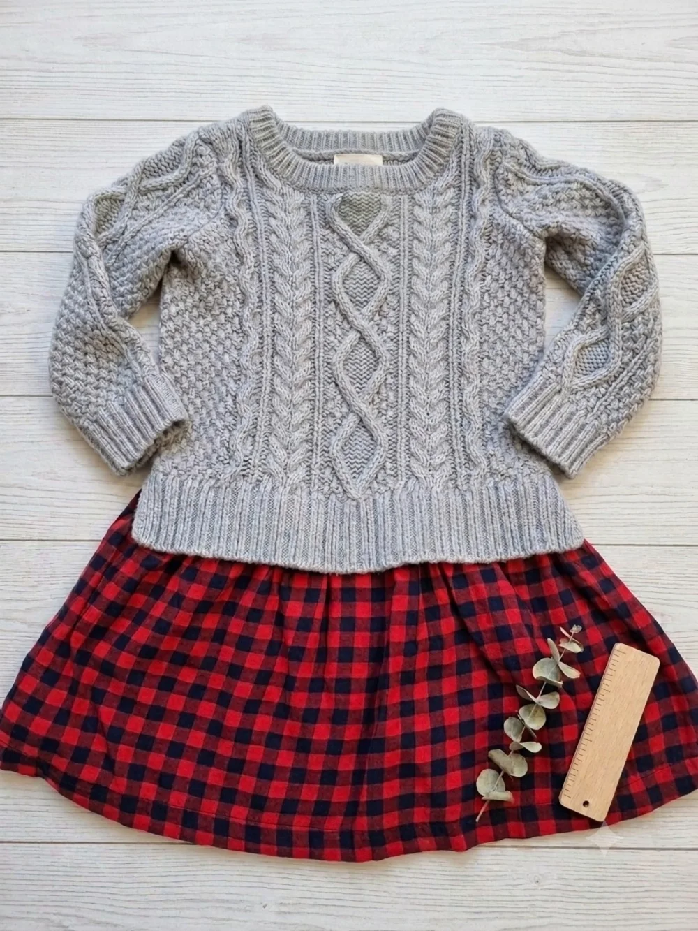 GAP Baby Knit Sweater in Light Gray